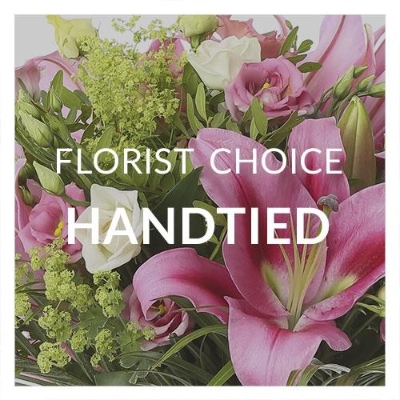 Florist Choice Handtied Aqua packed