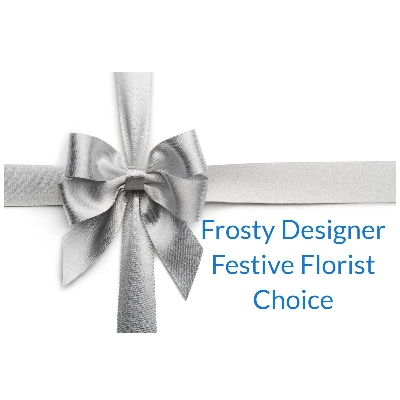 Frosty Designer Florist Choice Hand tie