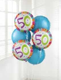 50th Birthday Balloon Bouquet**