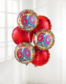 60th Birthday Balloon Bouquet**