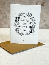 Happy Bee Day Plantable Mini Gift Card