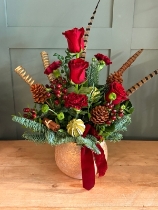Rustic Winter Charm Arrangement.